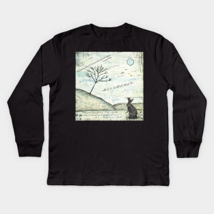 Watership Down Encaustic Kids Long Sleeve T-Shirt